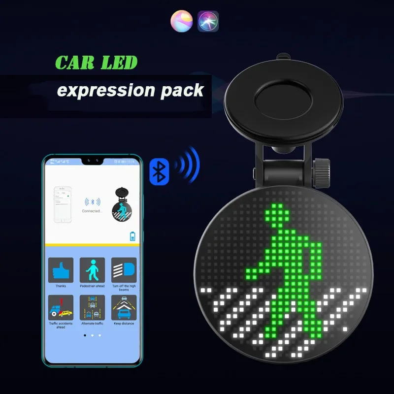 New Car Accessories AI Intelligent Interactive Driving Safety Companion Apple Android Universal Car LED Expression Pack
New Car Accessories AI Intelligent Interactive Driving Safety Companion Apple Android Universal Car LED Expression Pack