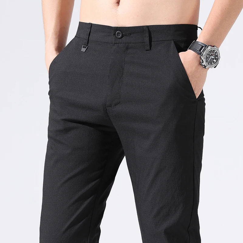 2022 Summer New Hong Kong Style Loose Solid Color Korean Version of The Small Trousers Trend Slim Casual Nine-point Pants
2022 Summer New Hong Kong Style Loose Solid Color Korean Version of The Small Trousers Trend Slim Casual Nine-point Pants