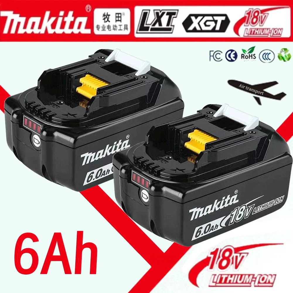 Replacement Lithium 18V Makita 6000mAh Genuine Makita 6Ah Battery BL1860 BL1850B BL1850 BL1840 BL1830B Makita Battery 2025
Replacement Lithium 18V Makita 6000mAh Genuine Makita 6Ah Battery BL1860 BL1850B BL1850 BL1840 BL1830B Makita Battery 2025