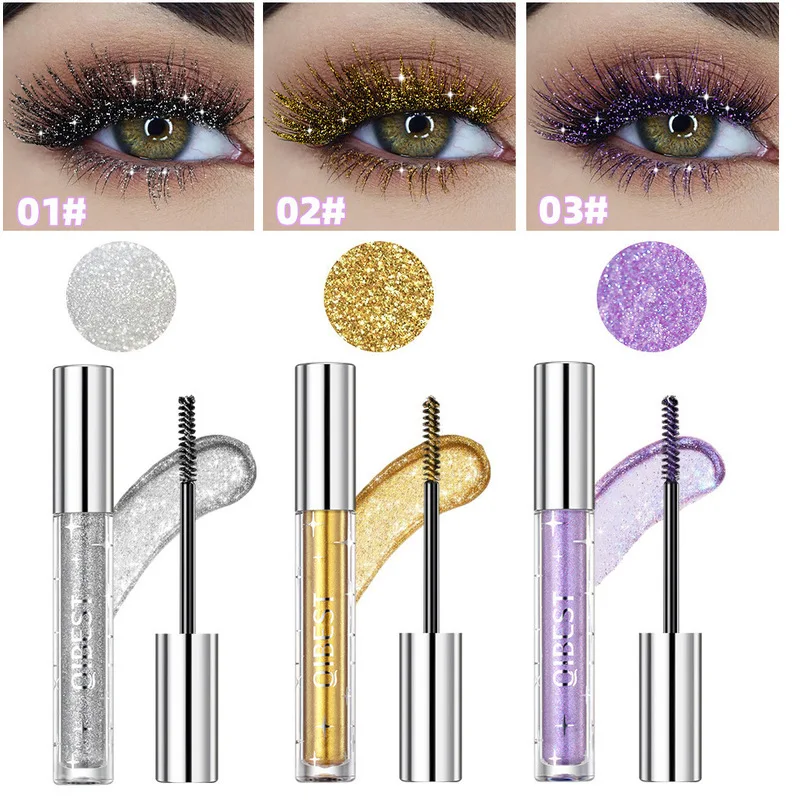 Pearlescent Colored Mascara, Waterproof, Non-smudging, Thick, Curly, Fine Glitter, Stage Makeup
Pearlescent Colored Mascara, Waterproof, Non-smudging, Thick, Curly, Fine Glitter, Stage Makeup
