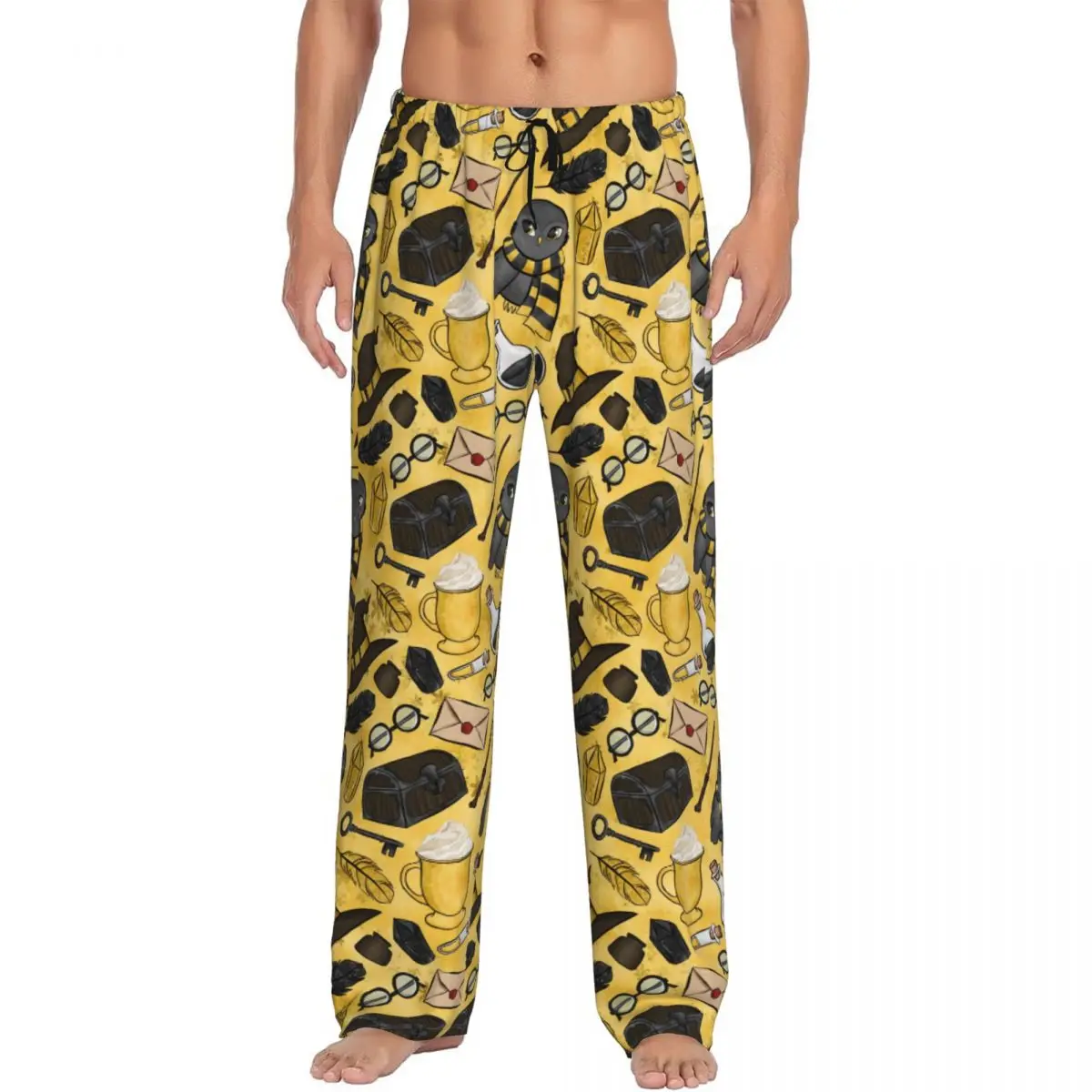 Custom Printed Men Harrys Magic Adventure Movies Potters Pajama Pants Sleepwear Sleep Lounge Bottoms with Pockets
Custom Printed Men Harrys Magic Adventure Movies Potters Pajama Pants Sleepwear Sleep Lounge Bottoms with Pockets