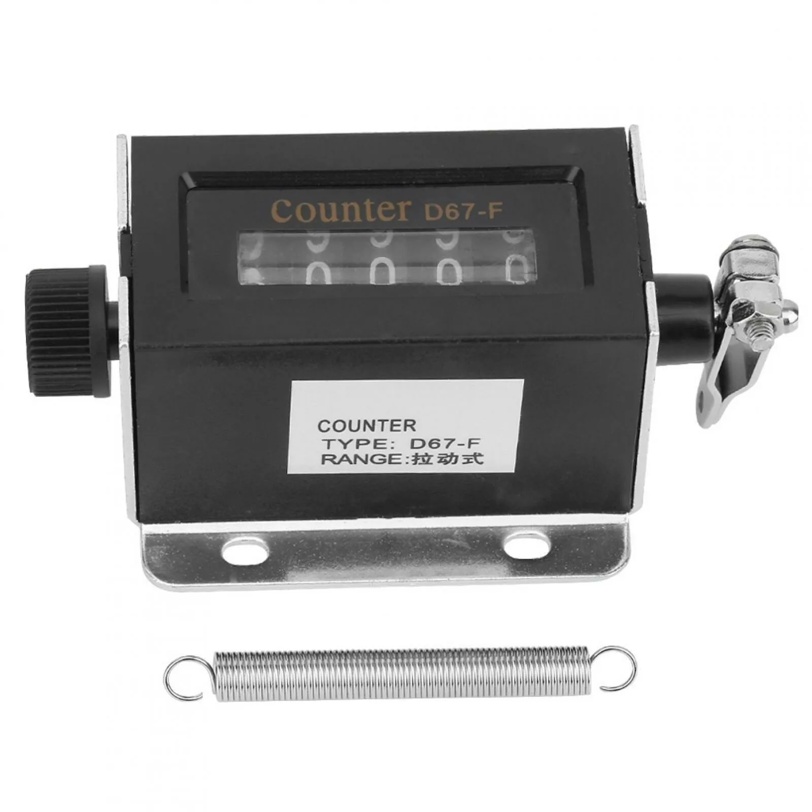 1pcs Brand New High Quality. Mechanical Counter Hand Pull Pull Type ≤200 Times/s Approx.82g/2.9oz Manual D67-F
1pcs Brand New High Quality. Mechanical Counter Hand Pull Pull Type ≤200 Times/s Approx.82g/2.9oz Manual D67-F