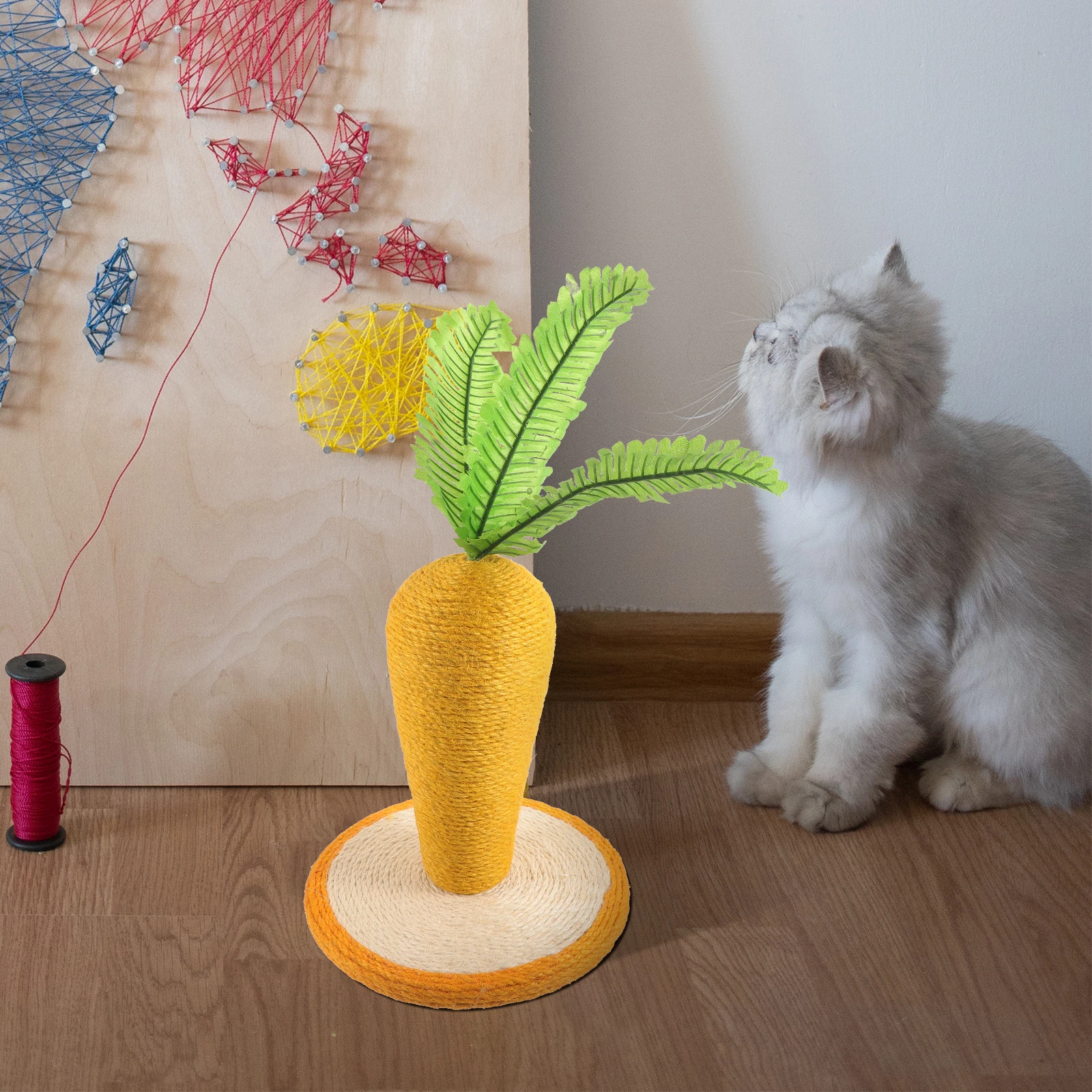 Cat Scrambler Toys Scratching Board for Carrot Shaped Claw Sisal Rope Composite Cardboard Pet Supplies Grinding
Cat Scrambler Toys Scratching Board for Carrot Shaped Claw Sisal Rope Composite Cardboard Pet Supplies Grinding