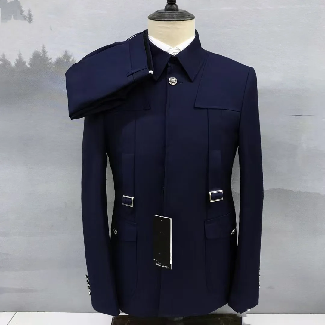 2025 Custom Latest design Elegent navy blue Wedding Suits for Men groom Formal Tuxedo high-grade Chinese style groomsman Blazer
2025 Custom Latest design Elegent navy blue Wedding Suits for Men groom Formal Tuxedo high-grade Chinese style groomsman Blazer