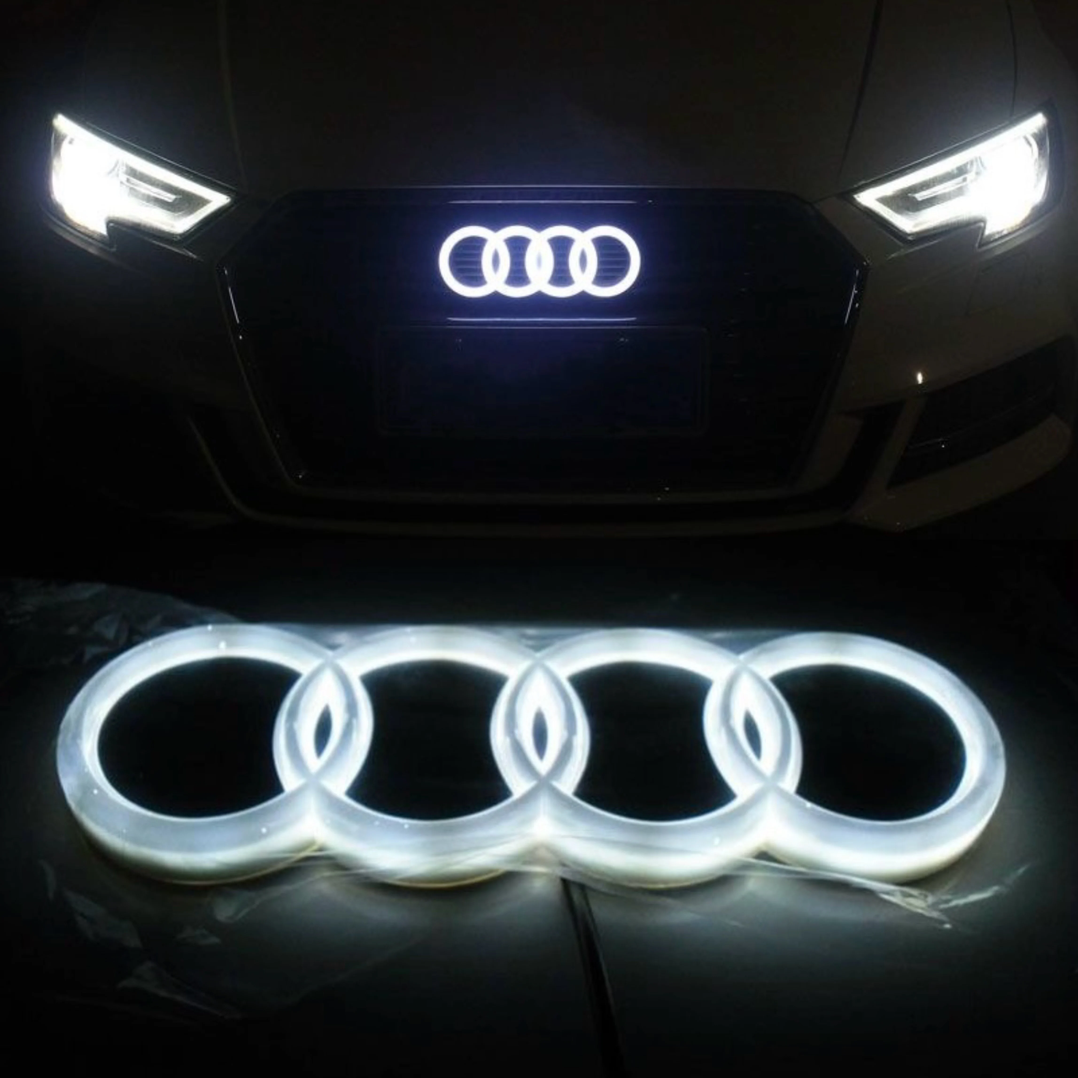 AUDI 4D Refitted LED Lamp Car Front Grill 4Ring Logo Light For A3 A4 A5 A6 A7 A8 S3 S4 S5 S6 S7 Q3 Q5 Q7 Decoration Accessories
AUDI 4D Refitted LED Lamp Car Front Grill 4Ring Logo Light For A3 A4 A5 A6 A7 A8 S3 S4 S5 S6 S7 Q3 Q5 Q7 Decoration Accessories