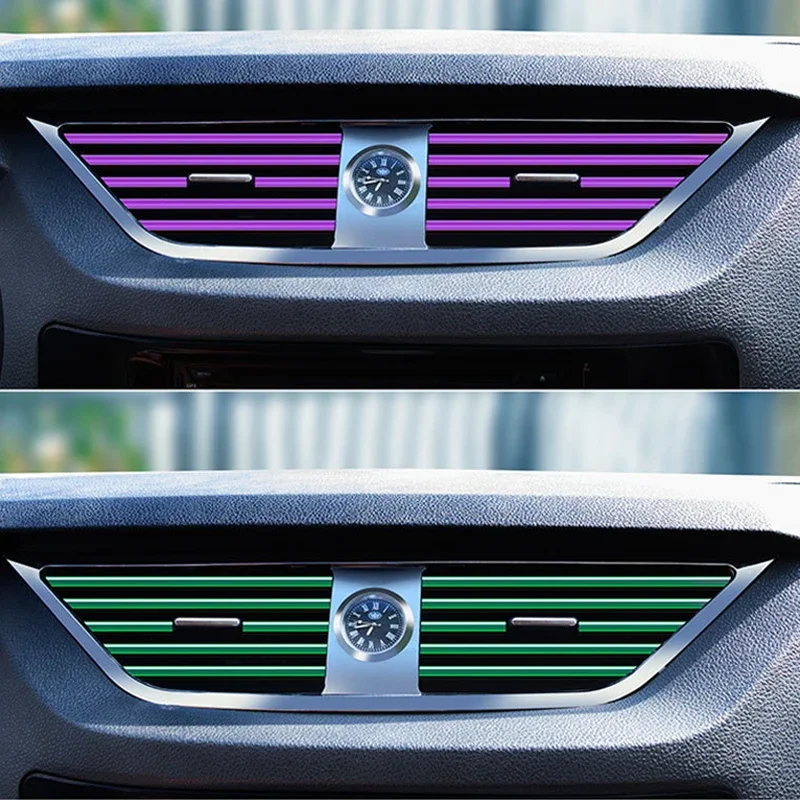 10-Piece Universal U-Shape Flexible Air Vent Decor Strips - Car Interior Grille Trim Accessories for Air Conditioner Outlet
10-Piece Universal U-Shape Flexible Air Vent Decor Strips - Car Interior Grille Trim Accessories for Air Conditioner Outlet