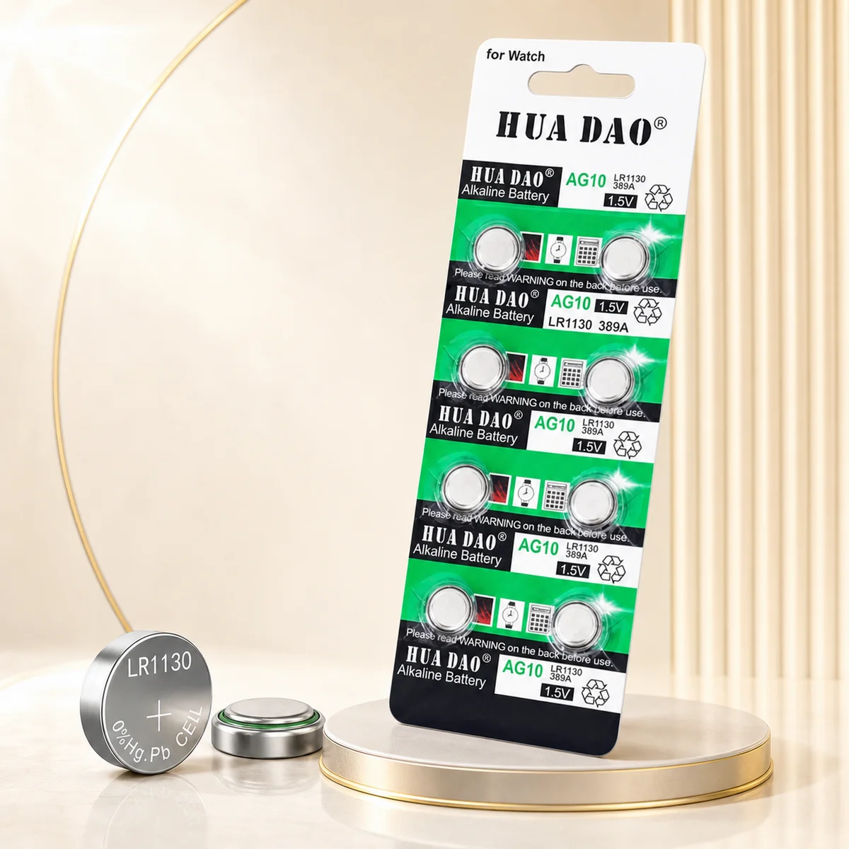 Alkaline Button Cell Battery AG10 LR1130 1.55V LR54 SR1130 389A L1131 For Watch Hearing Aid Flashlight Toys Calendar Daily Use
Alkaline Button Cell Battery AG10 LR1130 1.55V LR54 SR1130 389A L1131 For Watch Hearing Aid Flashlight Toys Calendar Daily Use