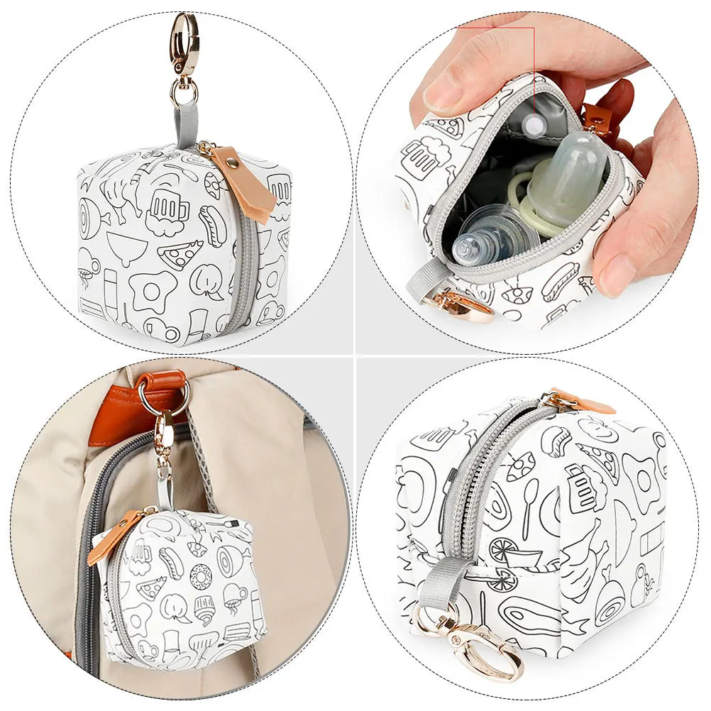 Waterproof Baby Pacifier Bag Portable Storage Pouch For Stroller Travel Hanging Holder Lightweight Dustproof Pacifier
Waterproof Baby Pacifier Bag Portable Storage Pouch For Stroller Travel Hanging Holder Lightweight Dustproof Pacifier