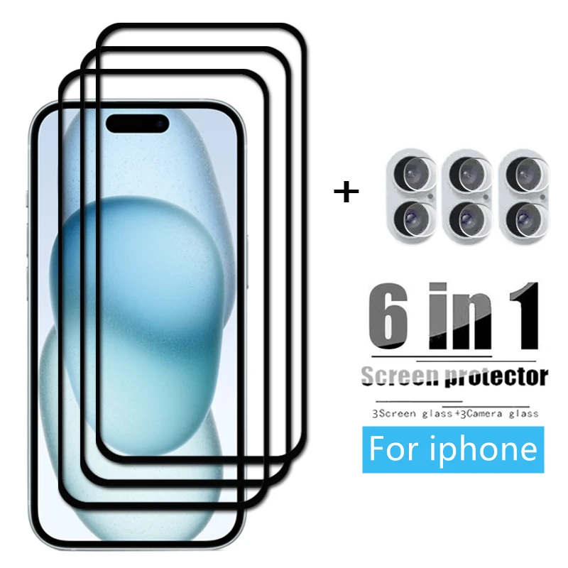 6in1 For iPhone 16 Tempered Glass For iPhone 16 Pro Max Screen Protector Phone Lesn Film For iPhone 16 15 14 13 12 Pro Max Glass
6in1 For iPhone 16 Tempered Glass For iPhone 16 Pro Max Screen Protector Phone Lesn Film For iPhone 16 15 14 13 12 Pro Max Glass