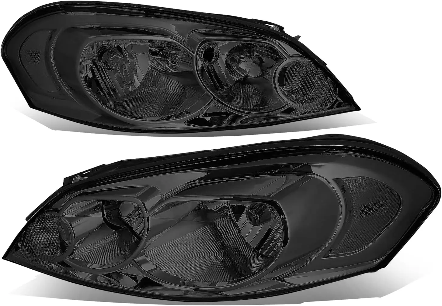 Headlights Assembly Compatible with 2006-2016 Chevy Impala/Impala Limited Monte Carlo, Driver and Passenger Side Halogen Headlam
Headlights Assembly Compatible with 2006-2016 Chevy Impala/Impala Limited Monte Carlo, Driver and Passenger Side Halogen Headlam