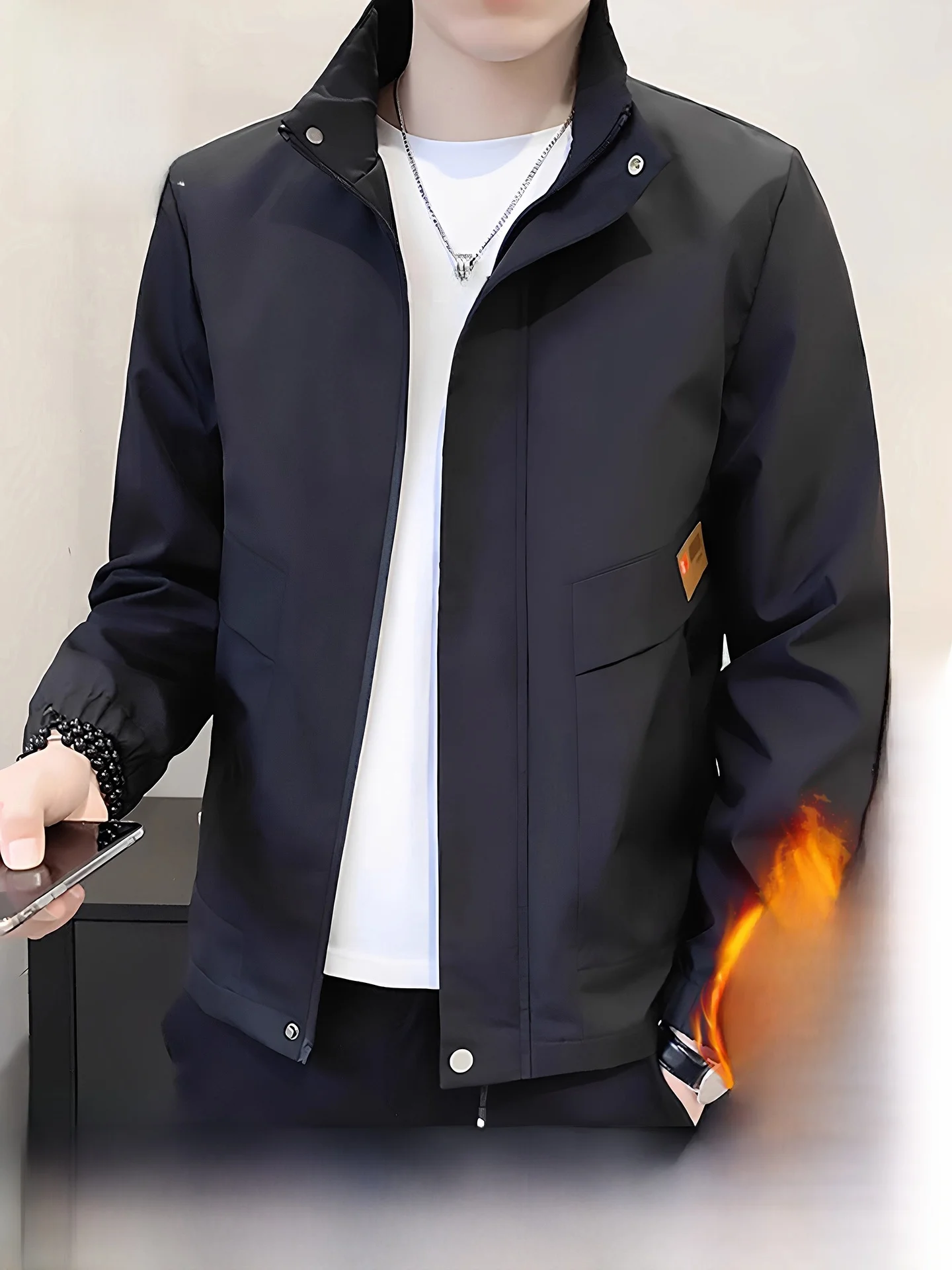 Теплая повседневная мужская куртка на подкладке с воротником-стойкой, рабочая одежда, модная верхняя одежда, осень-зима, Новое поступление, бренд Tucano
Теплая повседневная мужская куртка на подкладке с воротником-стойкой, рабочая одежда, модная верхняя одежда, осень-зима, Новое поступление, бренд Tucano