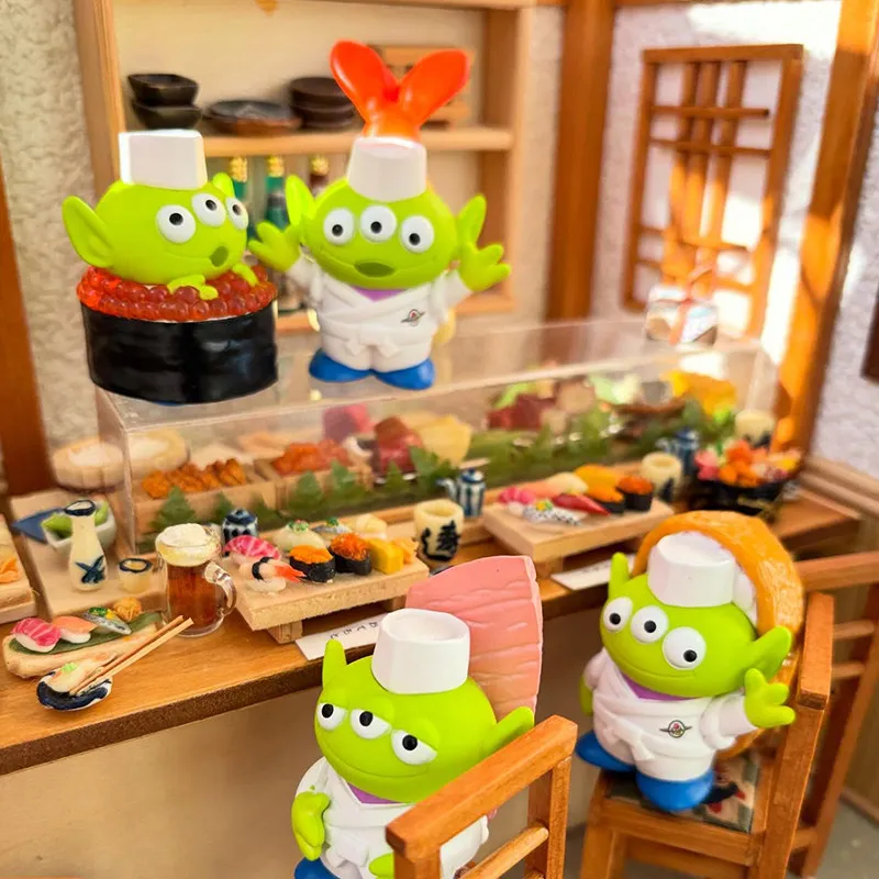 Takara Tomy Original Japanese Toy Story Alien Sushi Figure Volume 2 Chef Gashapon Collectible Desktop Display Ornament
Takara Tomy Original Japanese Toy Story Alien Sushi Figure Volume 2 Chef Gashapon Collectible Desktop Display Ornament