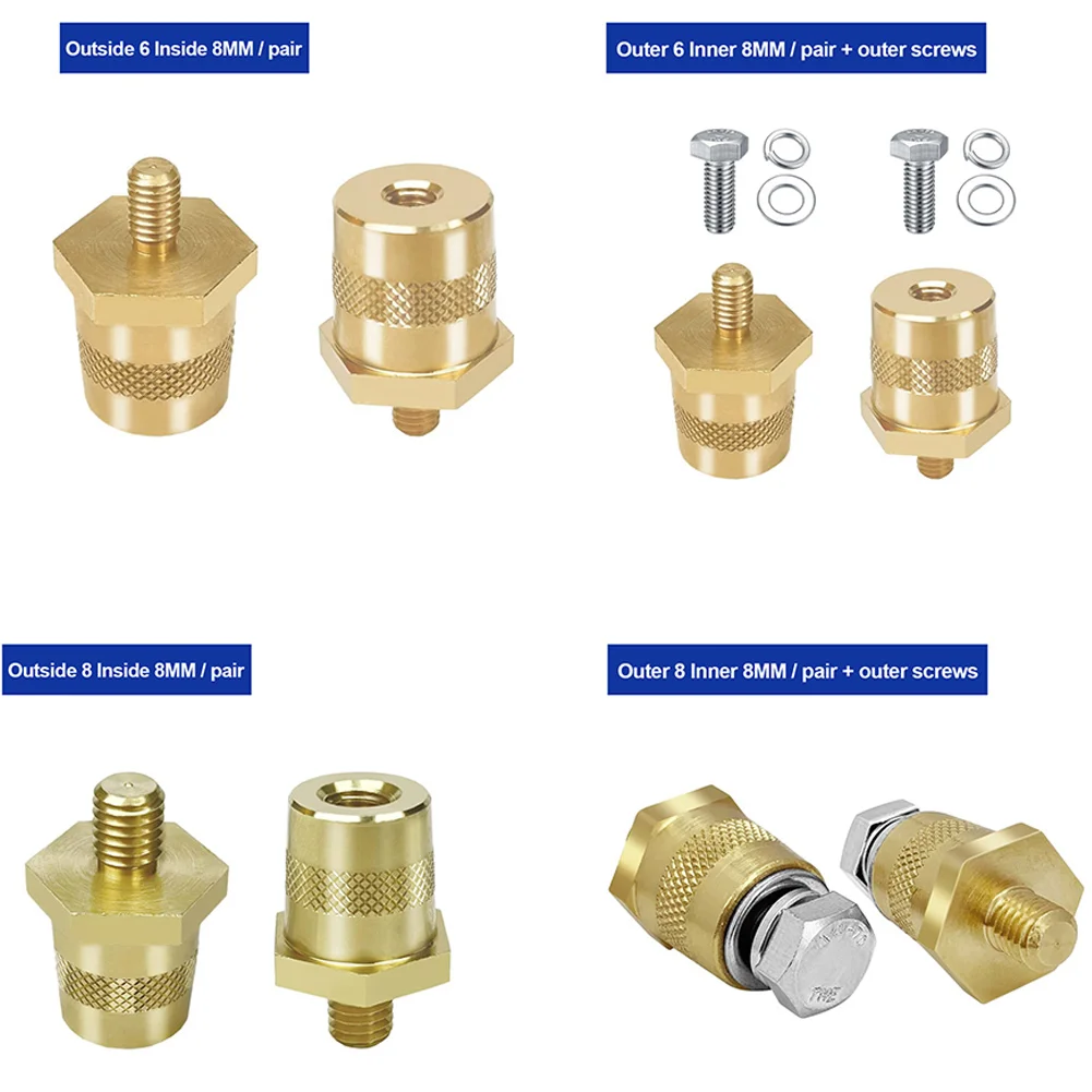 2 шт. адаптер для аккумуляторной батареи, латунный разъем для аккумуляторной батареи, резьба M6, положительный отрицательный разъем для аккумуляторной батареи, клеммный адаптер
2 шт. адаптер для аккумуляторной батареи, латунный разъем для аккумуляторной батареи, резьба M6, положительный отрицательный разъем для аккумуляторной батареи, клеммный адаптер