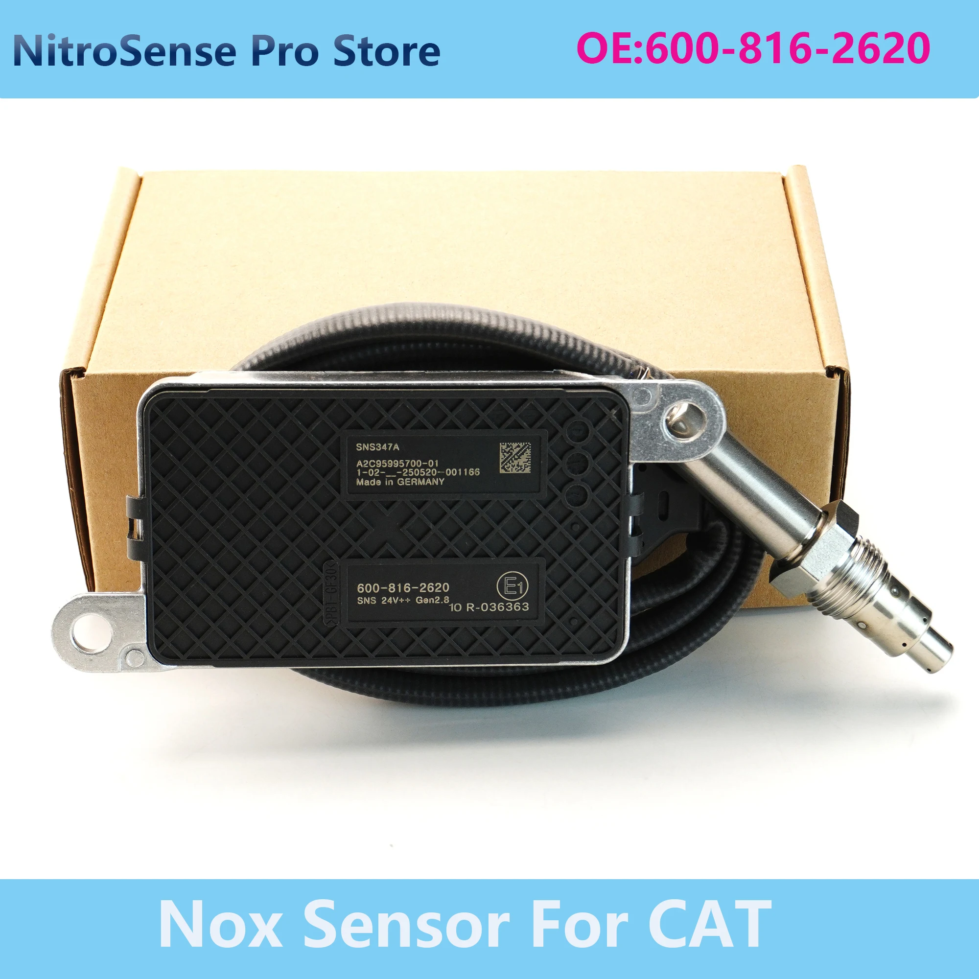 6008162620 Nitrogen Oxide Sensor Nox Sensor 600-816-2620 For Komatsu Pc138Us-11 Pc210-11 Excavator
6008162620 Nitrogen Oxide Sensor Nox Sensor 600-816-2620 For Komatsu Pc138Us-11 Pc210-11 Excavator