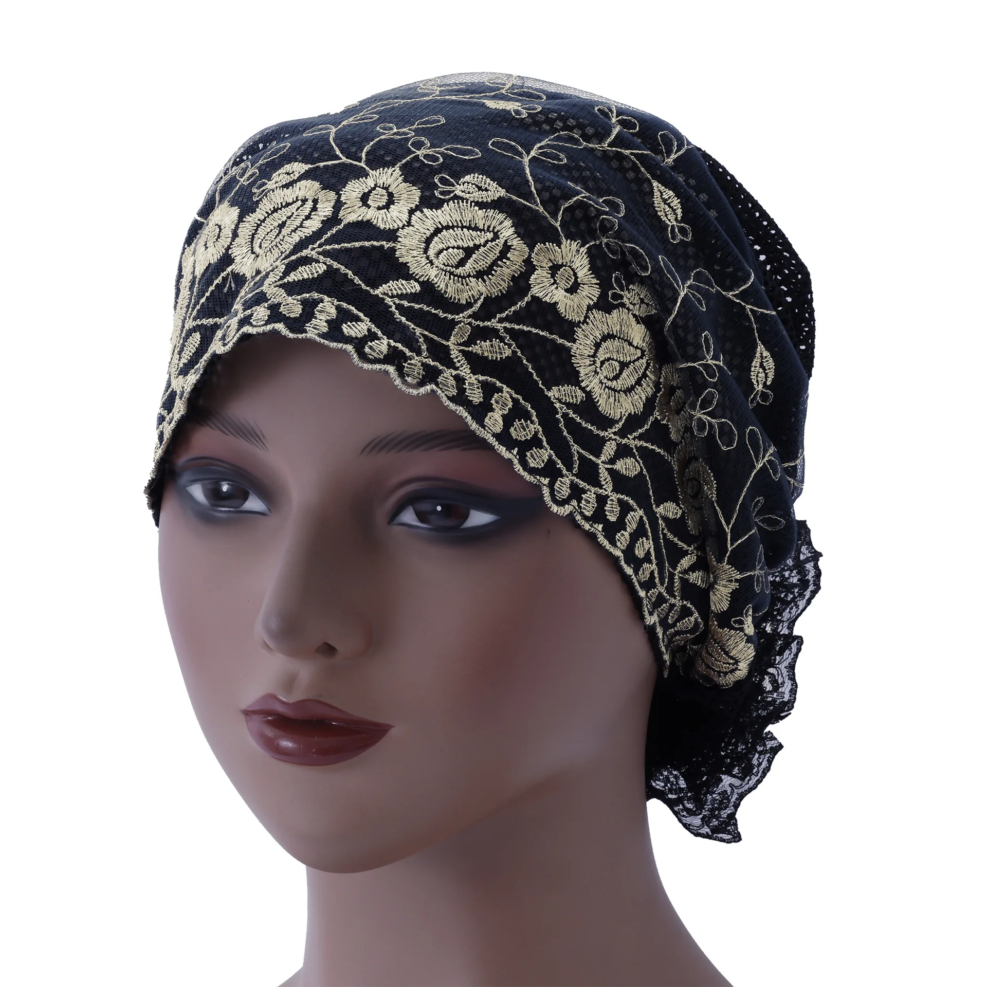 Новый кружевной внутренний хиджаб с вышивкой, женская шапка для химиотерапии, мусульманский платок с цветком, нижний шарф, тюрбан, шапочки, капот, повязка на голову от выпадения волос
Новый кружевной внутренний хиджаб с вышивкой, женская шапка для химиотерапии, мусульманский платок с цветком, нижний шарф, тюрбан, шапочки, капот, повязка на голову от выпадения волос