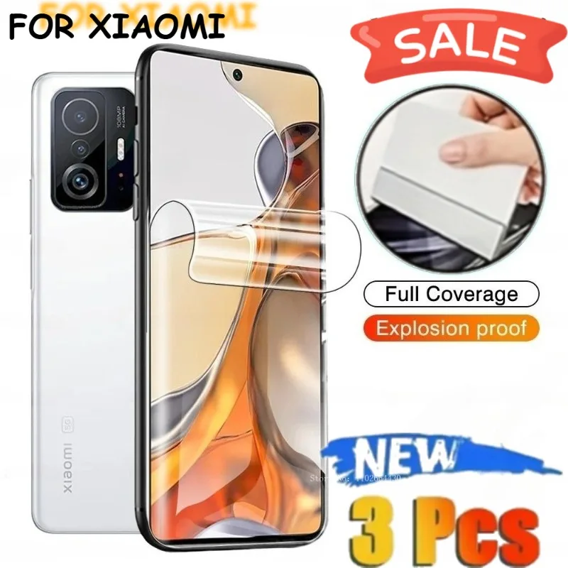 3Pcs HD Hydrogel Film for Xiaomi 15 14 13 12 11 Screen Protector for Xiaomi 15 14 Ultra 13T 12T 11T Pro Soft Films Not Glass
3Pcs HD Hydrogel Film for Xiaomi 15 14 13 12 11 Screen Protector for Xiaomi 15 14 Ultra 13T 12T 11T Pro Soft Films Not Glass