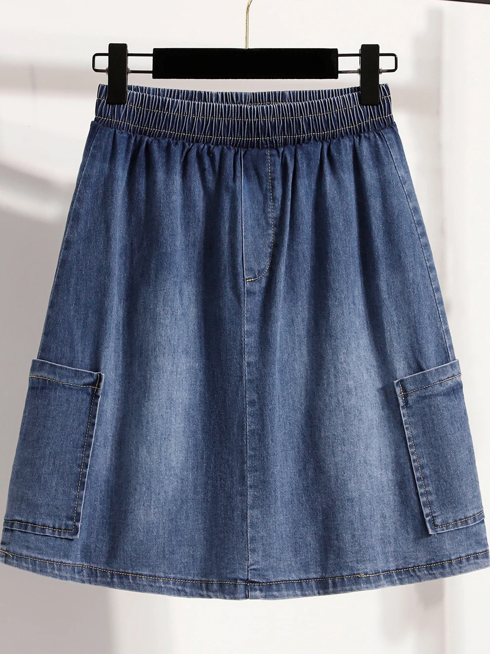 plus Size Women's Summer Thin Casual Loose Faion Slim A-Line Denim Skirt Mid-Length l Waist Other Material Skirt
plus Size Women's Summer Thin Casual Loose Faion Slim A-Line Denim Skirt Mid-Length l Waist Other Material Skirt