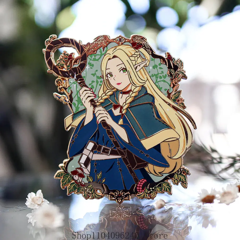 Delicious in Dungeon Marcille Metal Button Pin Cute Anime Character Cartoon Brooch Badge for Backpack Accessories Decor Fans
Delicious in Dungeon Marcille Metal Button Pin Cute Anime Character Cartoon Brooch Badge for Backpack Accessories Decor Fans