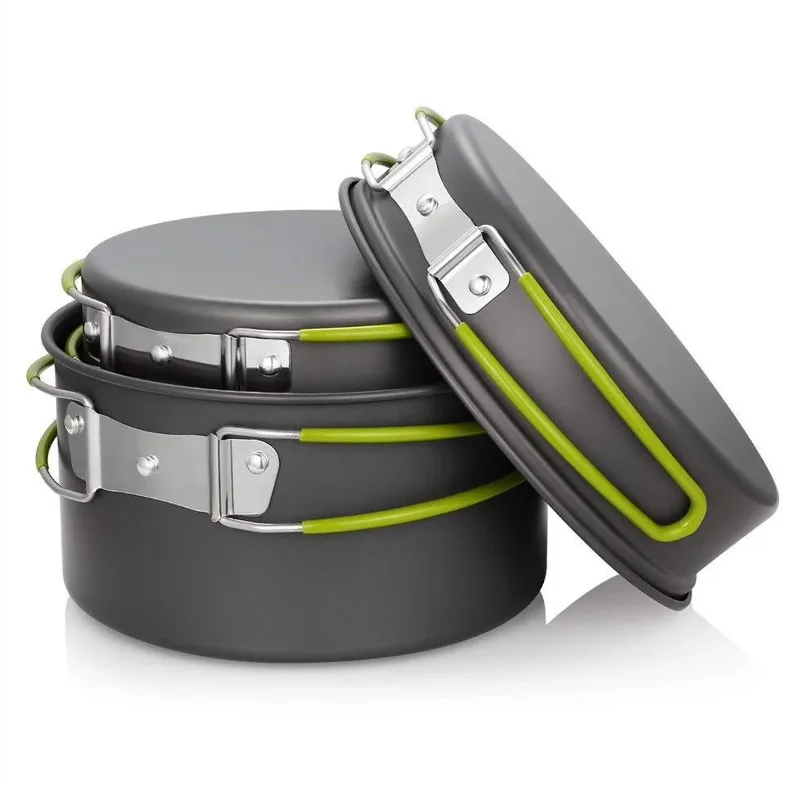 YTYIN Portable Outdoor Camping Cookware Set For 2-3 People Standard Design Picnic Hiking & Backpacking Pot Kit With Tableware
YTYIN Portable Outdoor Camping Cookware Set For 2-3 People Standard Design Picnic Hiking & Backpacking Pot Kit With Tableware