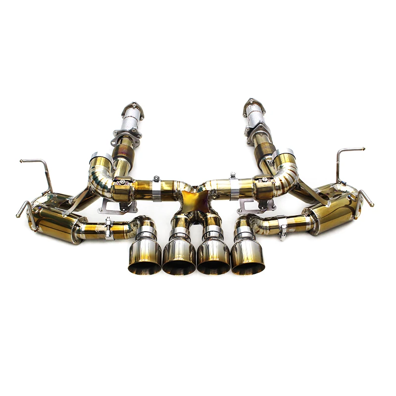 Yooking 3Inch Silver Titanium Catback OEM Factory Valve With Downpipe For Chevrolet Corvette C8 Z06 2019-2025
Yooking 3Inch Silver Titanium Catback OEM Factory Valve With Downpipe For Chevrolet Corvette C8 Z06 2019-2025