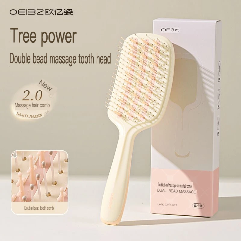 Ouyizi Double Bead Massage Comb For Hair Smoothing And Head Protection, Pomelo Loose High Skull Top Comb For Ladies
Ouyizi Double Bead Massage Comb For Hair Smoothing And Head Protection, Pomelo Loose High Skull Top Comb For Ladies