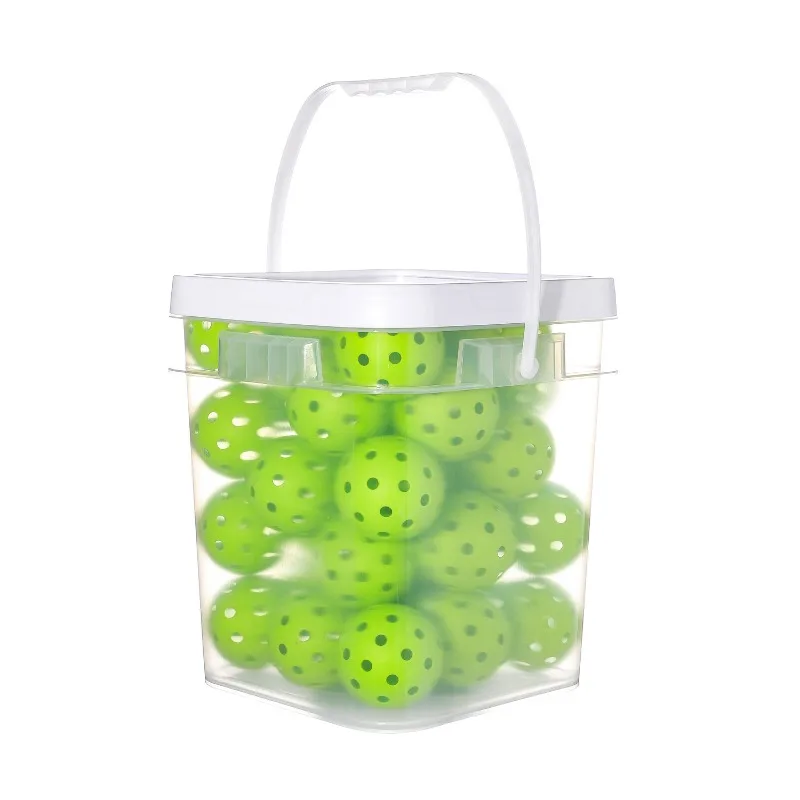 36 PCS 40 Holes Pickleball Set Barrel Handheld Pickleball Outdoor Practice Professional Pickleballs Portable Sports Equipments
36 PCS 40 Holes Pickleball Set Barrel Handheld Pickleball Outdoor Practice Professional Pickleballs Portable Sports Equipments