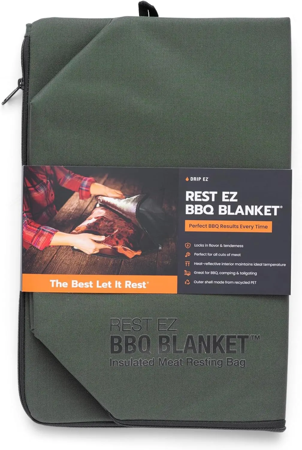 Rest EZ BBQ Blanket® - Insulated Meat Resting Bag for Moisture Retention and Tender BBQ - Heavy-Duty with Wide Mouth Design for
Rest EZ BBQ Blanket® - Insulated Meat Resting Bag for Moisture Retention and Tender BBQ - Heavy-Duty with Wide Mouth Design for