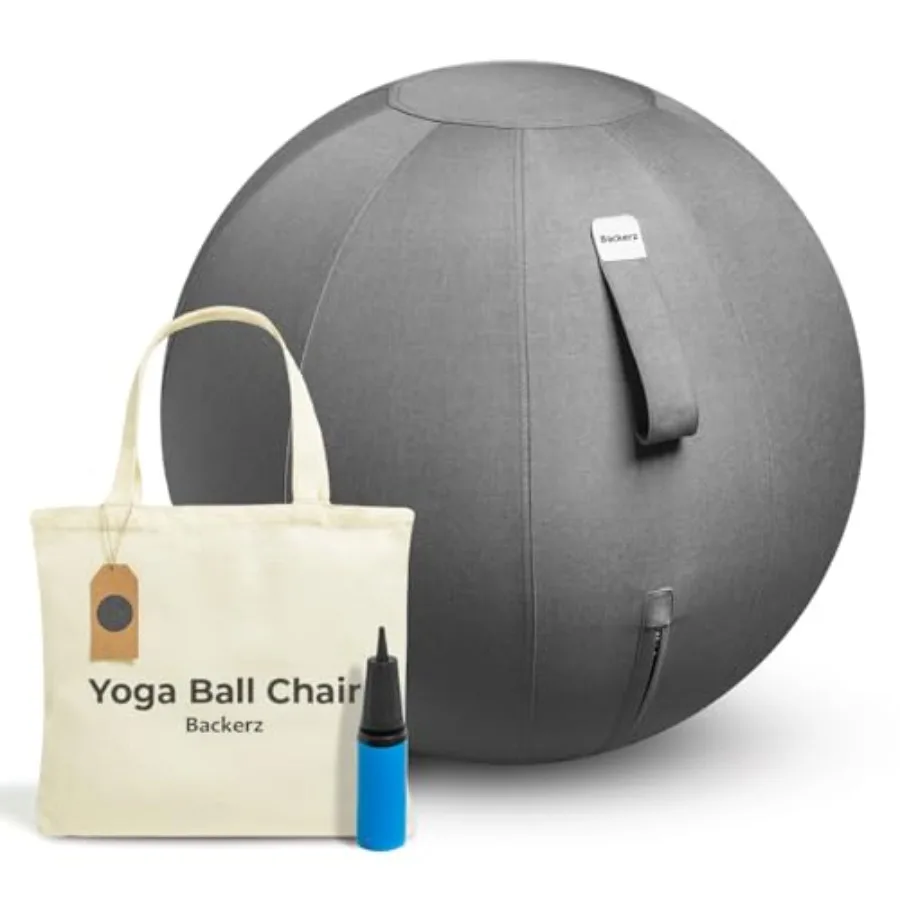 Balance Ball Chair for Office and Home - Ergonomic Exercise Ball for Posture and Back Pain Relief Yoga Ball Chair - Sitting Bal
Balance Ball Chair for Office and Home - Ergonomic Exercise Ball for Posture and Back Pain Relief Yoga Ball Chair - Sitting Bal