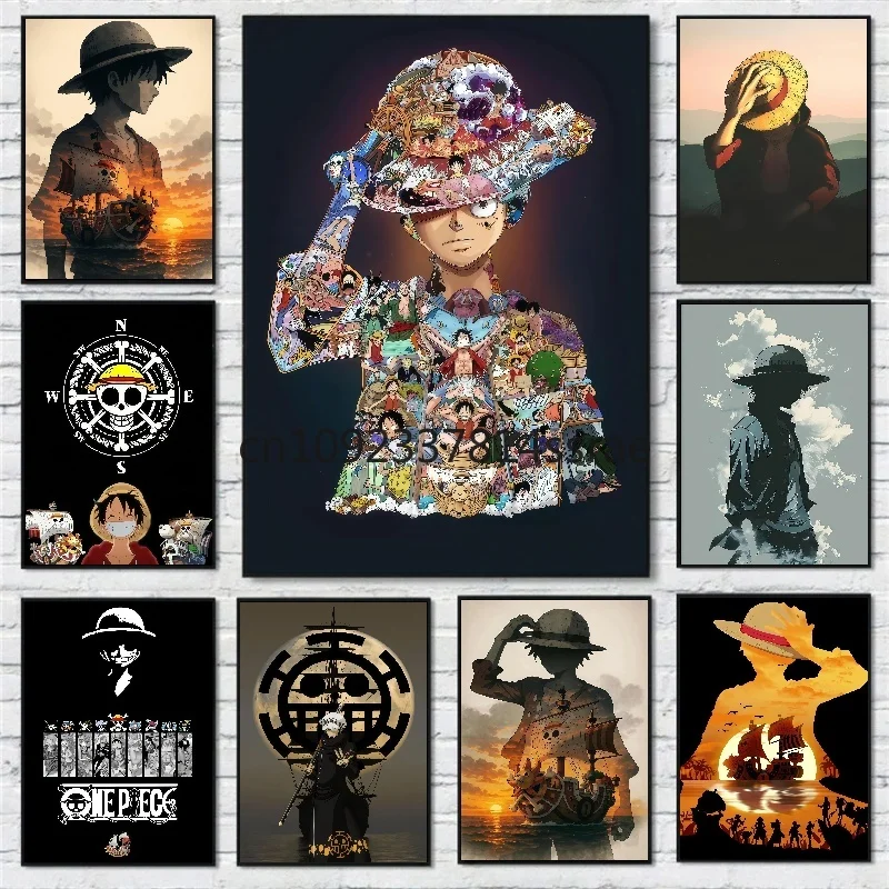 Japanese Classic Anime One Piece Character Luffy Zoro Art Poster Canvas Painting Home Room Wall Decoration Painting Kids Gifts
Japanese Classic Anime One Piece Character Luffy Zoro Art Poster Canvas Painting Home Room Wall Decoration Painting Kids Gifts