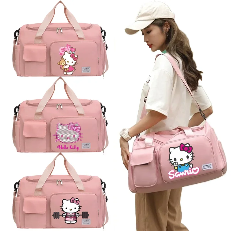 Hello Kitty Women Man Carry on Travel Bag Large Capacity Gym Weekend Duffle Bags Shoe Compartment Sport Fitness HandBag Gift
Hello Kitty Women Man Carry on Travel Bag Large Capacity Gym Weekend Duffle Bags Shoe Compartment Sport Fitness HandBag Gift
