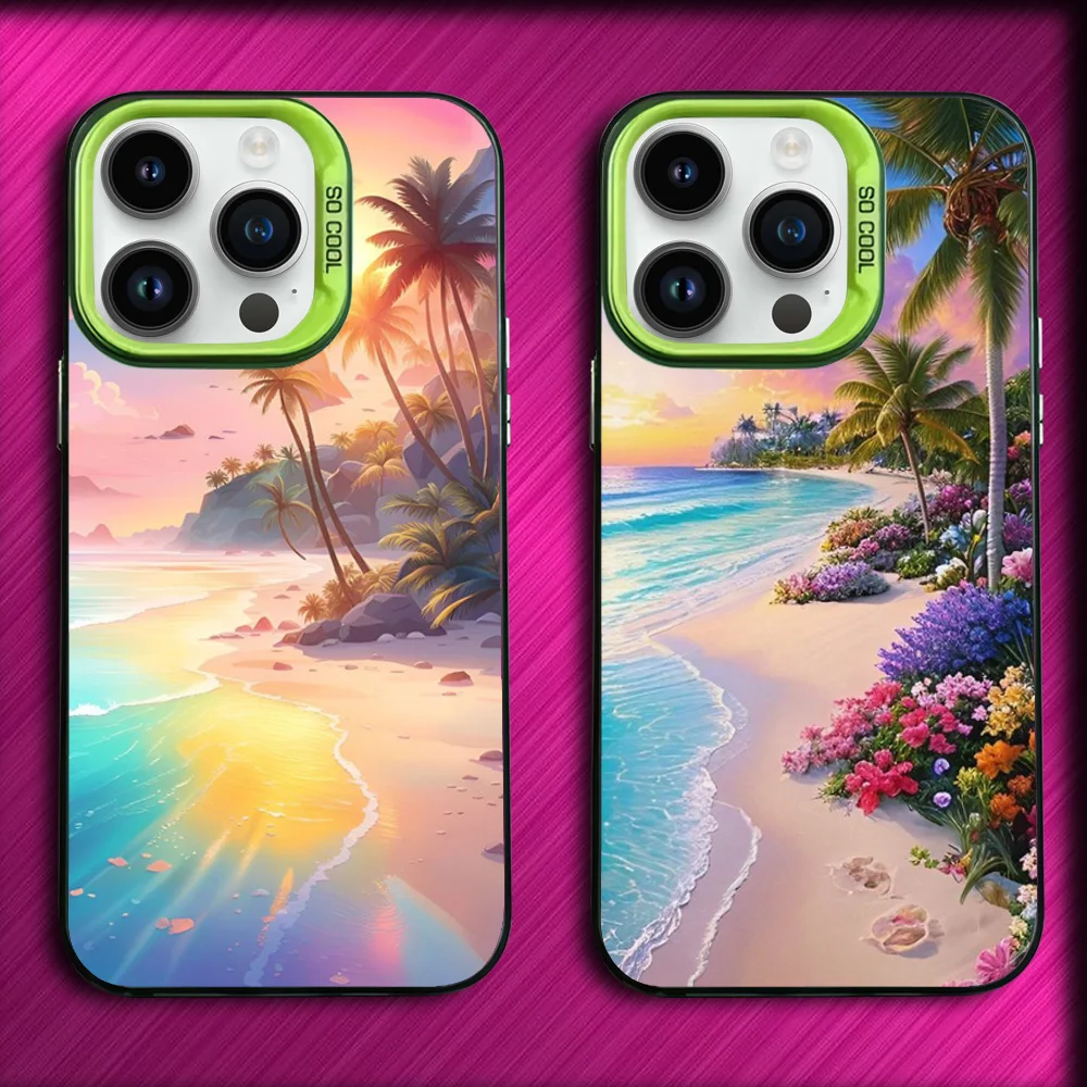 Summer Beach Sunset Phone Case For iPhone 16,15,14,13,12,11,Mini,Pro,MAX Green Matte Silicone Cover
Summer Beach Sunset Phone Case For iPhone 16,15,14,13,12,11,Mini,Pro,MAX Green Matte Silicone Cover