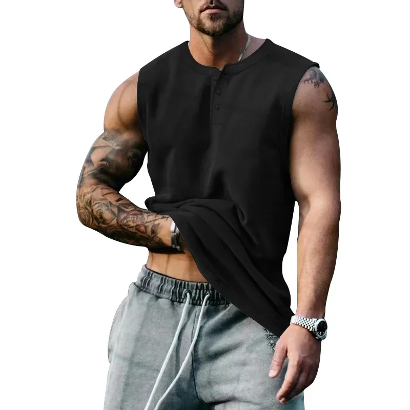 Men's Summer Casual Vest, Sports Sleeveless Top, Cotton Fitness Flower Print, Solid Color Men's Clothing
Men's Summer Casual Vest, Sports Sleeveless Top, Cotton Fitness Flower Print, Solid Color Men's Clothing
