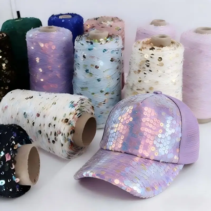 Handknitted Colour Special Sequin Yarn For DIY Woman Woollen Sweater Hat Scarf Knitting Yarn Thread 500g 6mm+3mm
Handknitted Colour Special Sequin Yarn For DIY Woman Woollen Sweater Hat Scarf Knitting Yarn Thread 500g 6mm+3mm