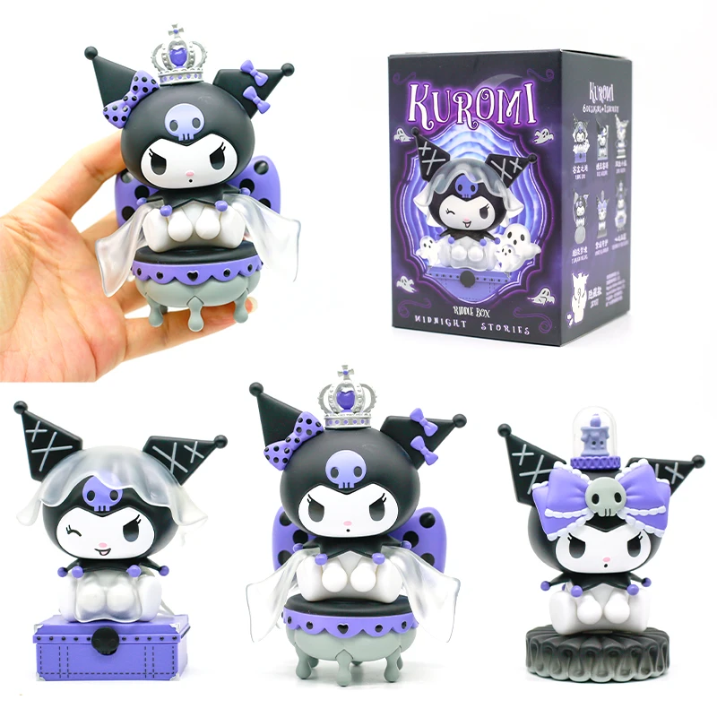 Sanrio натуральная серия Kuromi Dark Night Story Elvish Riddles капсульная игрушка черновато-фиолетовые украшения подарки фигурка слепая коробка
Sanrio натуральная серия Kuromi Dark Night Story Elvish Riddles капсульная игрушка черновато-фиолетовые украшения подарки фигурка слепая коробка