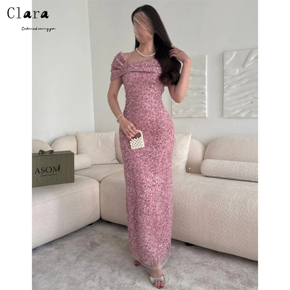 Клара на заказ, розовое блестящее шикарное свадебное вечернее платье с цветком «рыбий хвост», роскошные вечерние платья 2025, женское бальное платье, элегантное
Клара на заказ, розовое блестящее шикарное свадебное вечернее платье с цветком «рыбий хвост», роскошные вечерние платья 2025, женское бальное платье, элегантное