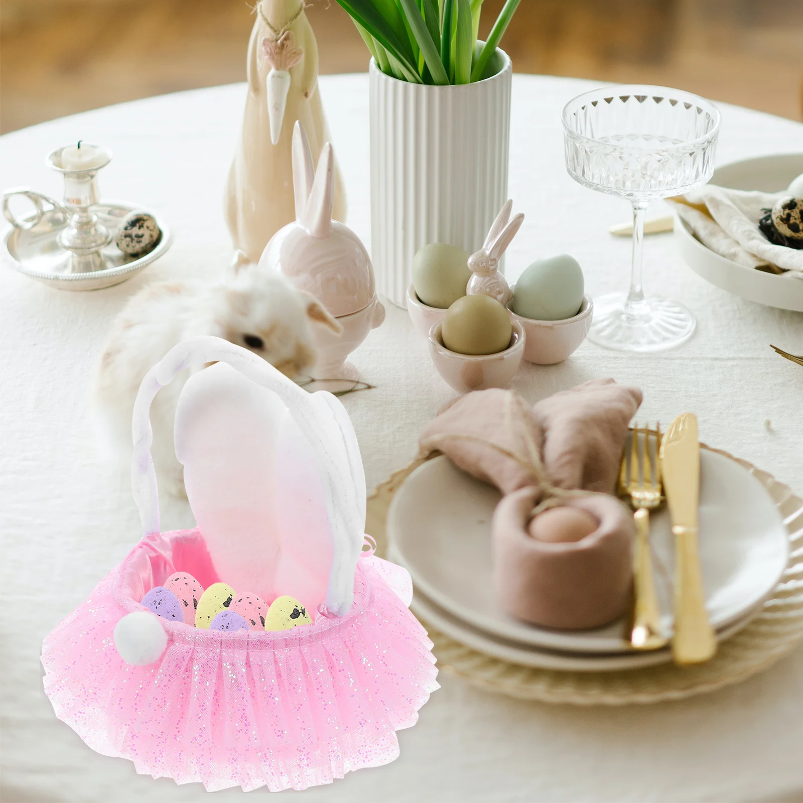 Small Bunny Ear Easter Flower Basket Lightweight Storage Basket For Picnic Beach Party Decor Rabbit Ear Tote Baskets
Small Bunny Ear Easter Flower Basket Lightweight Storage Basket For Picnic Beach Party Decor Rabbit Ear Tote Baskets