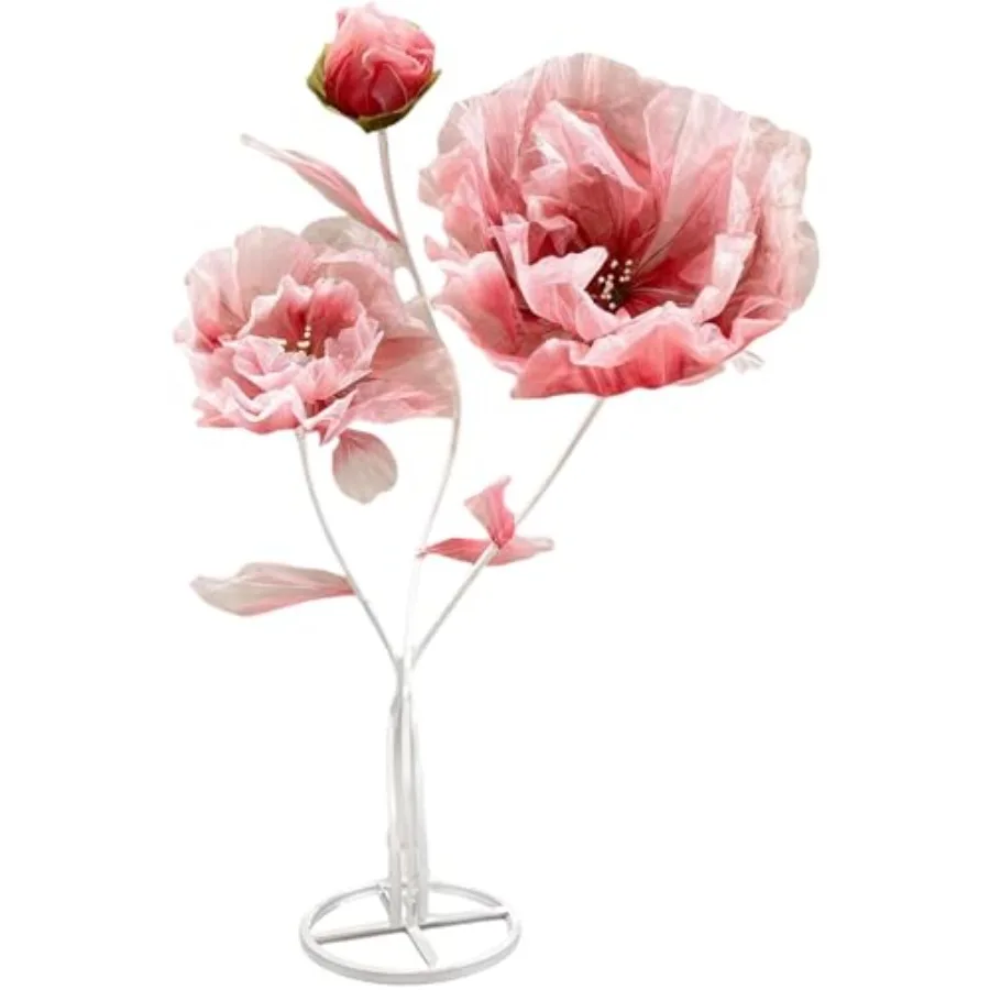Artificial Silk Flower Decoration, Large Fake Flower with Standing Stems and Base, Giant Flowers 5.5Ft for Wedding Background D
Artificial Silk Flower Decoration, Large Fake Flower with Standing Stems and Base, Giant Flowers 5.5Ft for Wedding Background D