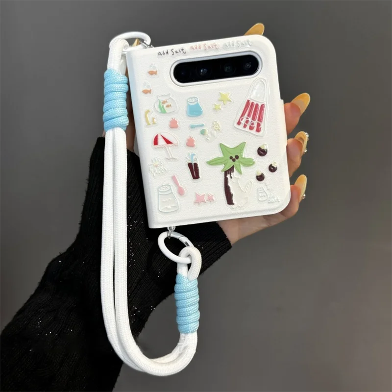 Cute Book Style Phone Cases for Samsung Z Flip7 ZFlip6 5 Xiaomi Mix Flip/MixFlip2 Case White Leather Cover with Cartoon Sticker
Cute Book Style Phone Cases for Samsung Z Flip7 ZFlip6 5 Xiaomi Mix Flip/MixFlip2 Case White Leather Cover with Cartoon Sticker