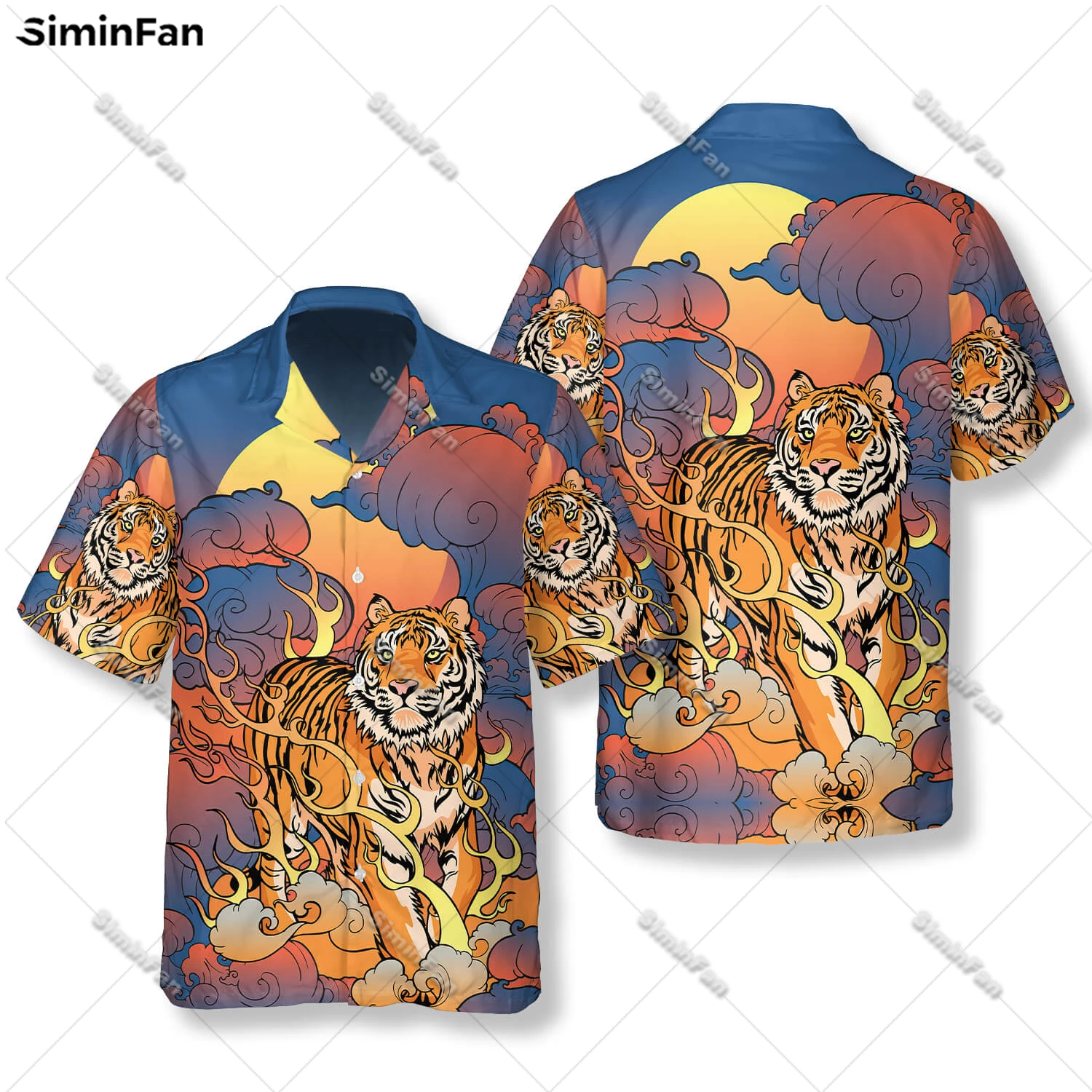 Tiger On Fire Art Mens Hawaiian Shirts 3D All Over Printed Summer Hawaii T-shirt Male Lapel Tshirt Female Top Unisex Beach Tee-1
Tiger On Fire Art Mens Hawaiian Shirts 3D All Over Printed Summer Hawaii T-shirt Male Lapel Tshirt Female Top Unisex Beach Tee-1