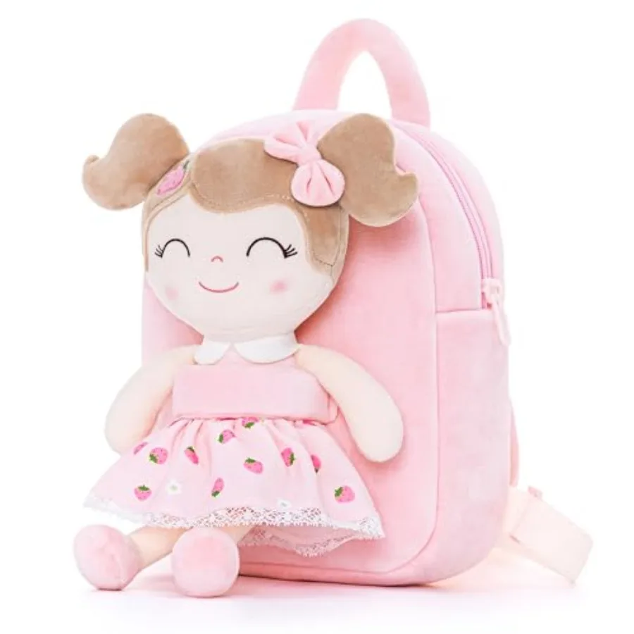 Backpack for Girls backpacks Plush bag with Soft doll for Toddler baby Strawberry 9 Inch
Backpack for Girls backpacks Plush bag with Soft doll for Toddler baby Strawberry 9 Inch