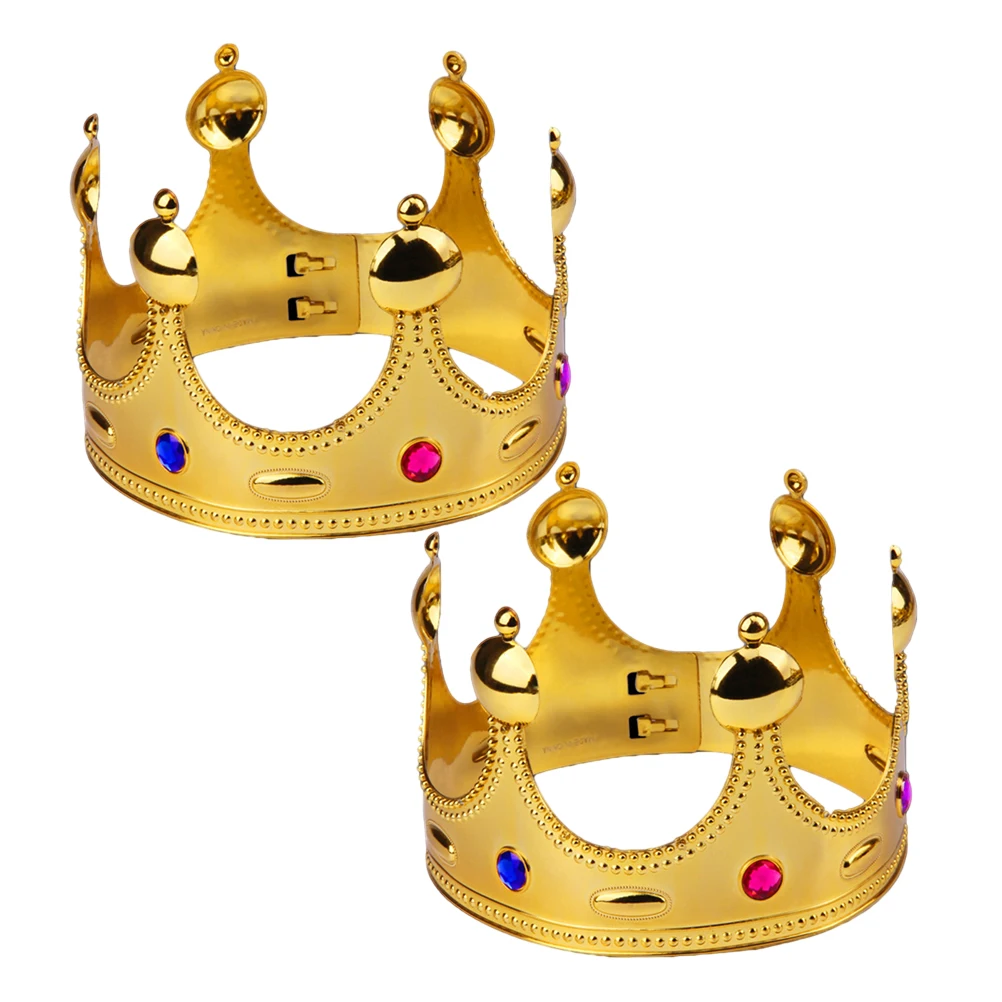 2 pcs Queen Crown Medieval Party Favors Halloween Adults Plastic Plating Royal Thanksgiving Cosplay Prom
2 pcs Queen Crown Medieval Party Favors Halloween Adults Plastic Plating Royal Thanksgiving Cosplay Prom