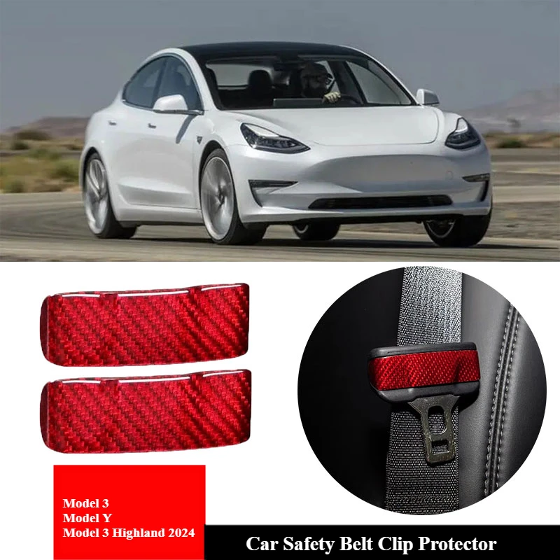 Для Tesla Model 3 Y, автомобильный защитный Зажим для ремня из настоящего углеродного волокна, защита от скольжения, искусственная кожа, Обложка, модель 3 Highland 2024
Для Tesla Model 3 Y, автомобильный защитный Зажим для ремня из настоящего углеродного волокна, защита от скольжения, искусственная кожа, Обложка, модель 3 Highland 2024
