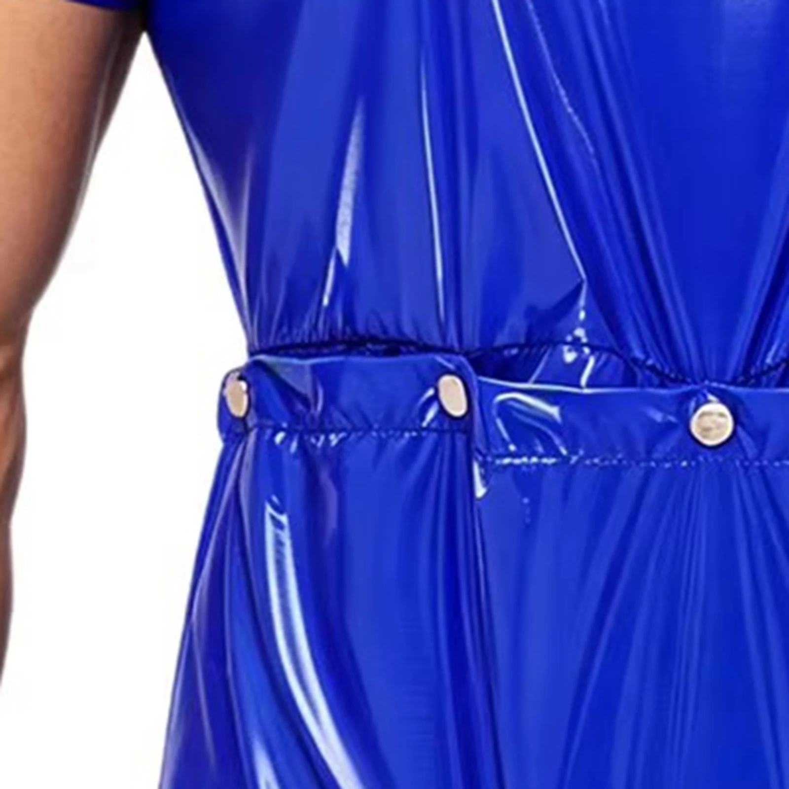 Mens Waterproof Anti-Leak Adaptive Jumpsuit Short Sleeve Buttoned Waist Diaper Cover Bodysuit Underwear Special Needs Clothing
Mens Waterproof Anti-Leak Adaptive Jumpsuit Short Sleeve Buttoned Waist Diaper Cover Bodysuit Underwear Special Needs Clothing