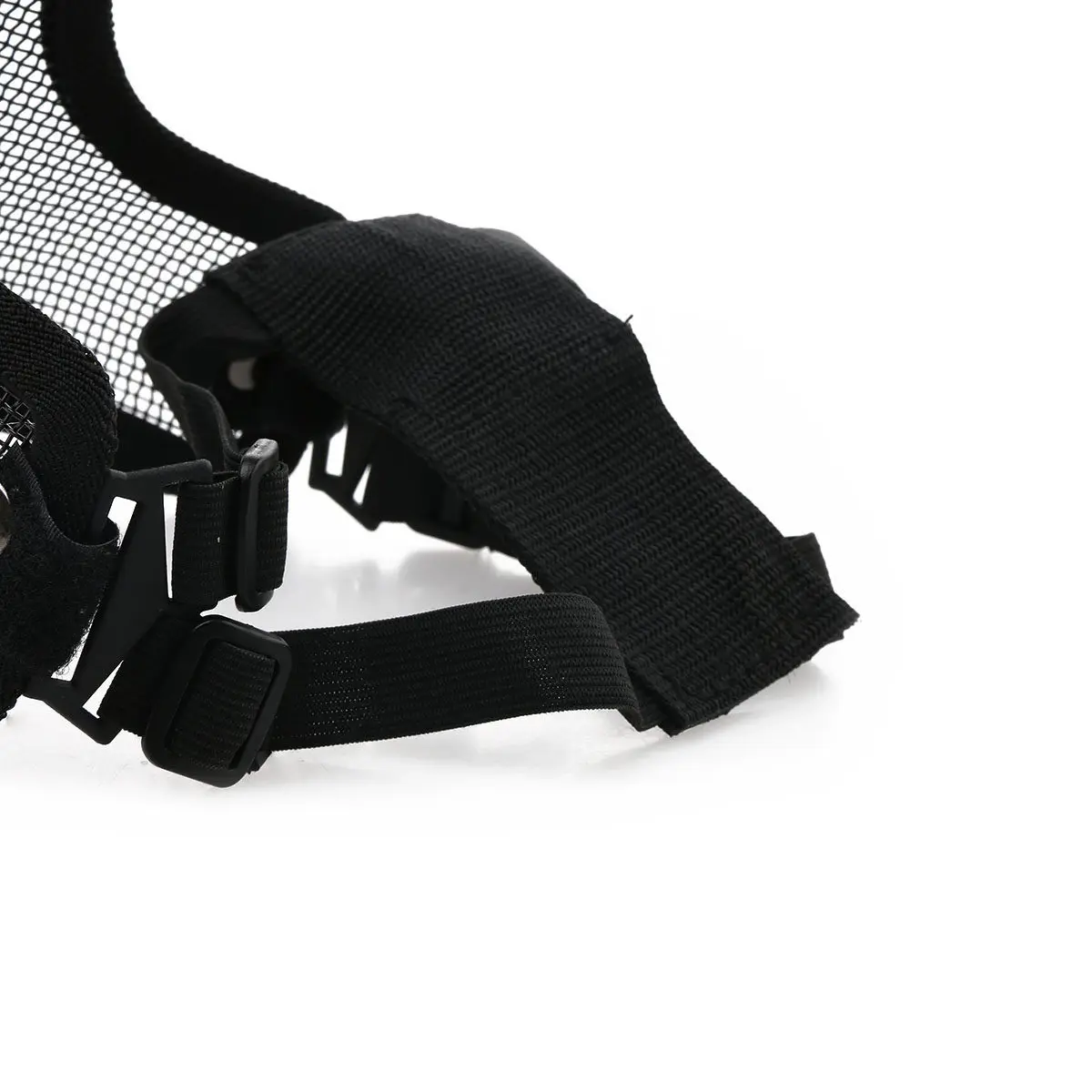 Уличная защитная металлическая сетчатая маска из черной стали с регулируемым дышащим ремешком на голову
Уличная защитная металлическая сетчатая маска из черной стали с регулируемым дышащим ремешком на голову