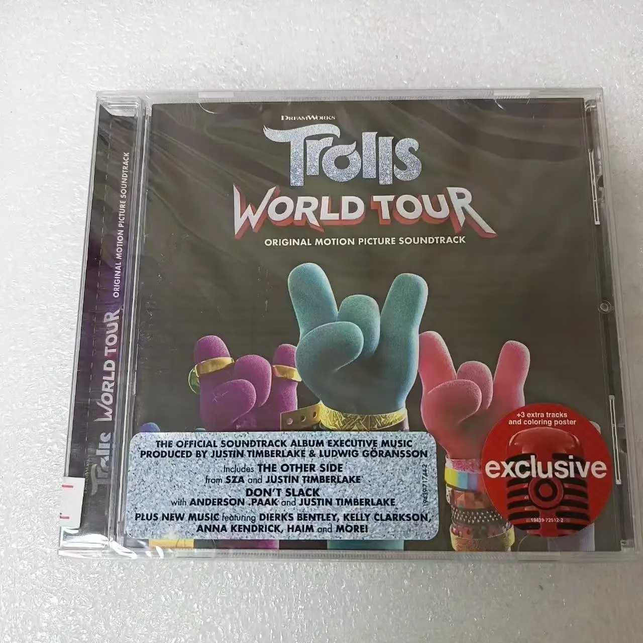 Trolls World Tour European and US version Music CD Album Music Record Cosplay Walkman Car Soundtrack Box Party Music
Trolls World Tour European and US version Music CD Album Music Record Cosplay Walkman Car Soundtrack Box Party Music