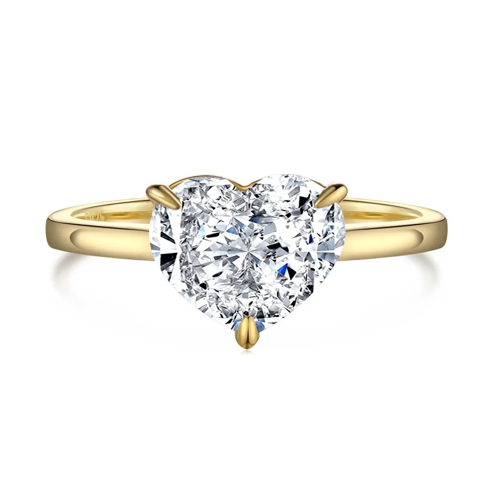 Dawn's Jewel S925 silver ring for women, simple and versatile heart-shaped 8a ice flower 3.5 carat sparkling zircon
Dawn's Jewel S925 silver ring for women, simple and versatile heart-shaped 8a ice flower 3.5 carat sparkling zircon