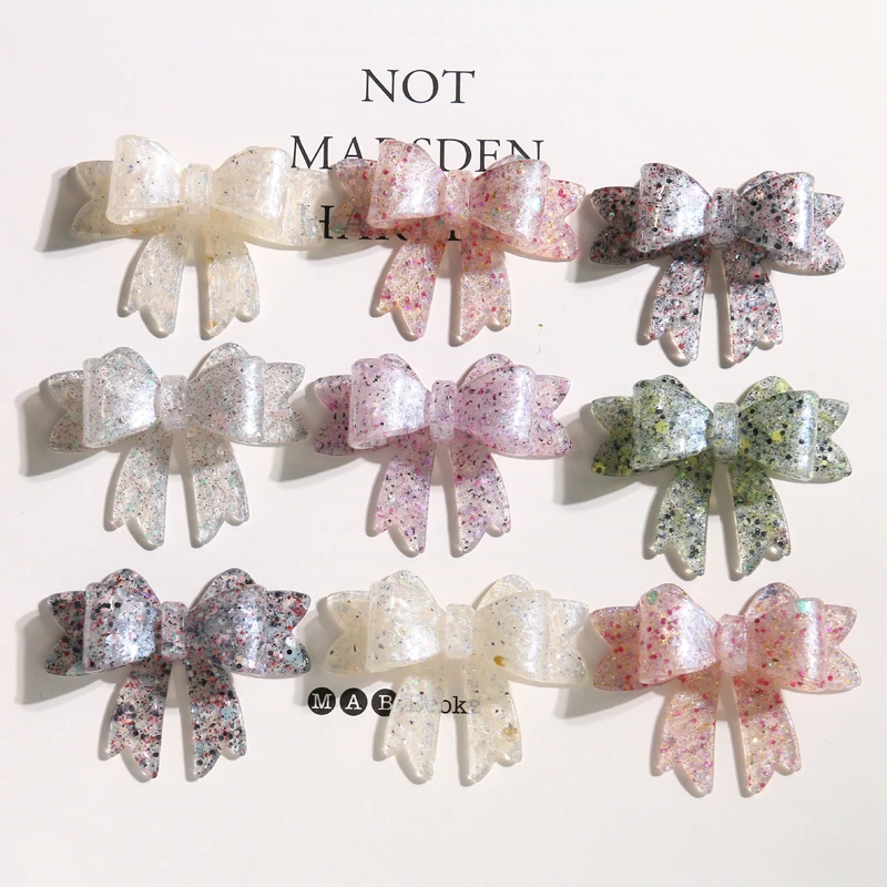 10PCS Kawaii Candy Colored Sequined Bow Accessory DIY Earrings Women's Headwear Shoe Flower Accessory Materials
10PCS Kawaii Candy Colored Sequined Bow Accessory DIY Earrings Women's Headwear Shoe Flower Accessory Materials
