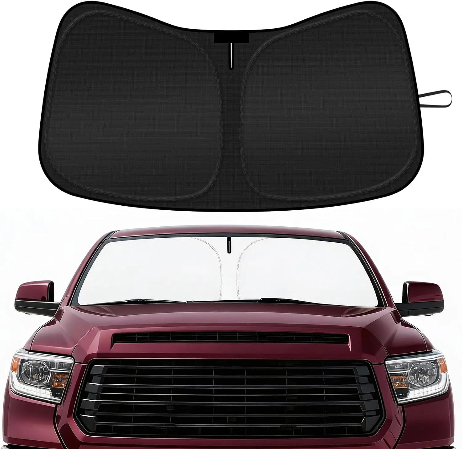 Car Windshield Sun Shade for 2007-2021 Toyota Tundra Foldable Front Window Cover with Reflective Fabric
Car Windshield Sun Shade for 2007-2021 Toyota Tundra Foldable Front Window Cover with Reflective Fabric