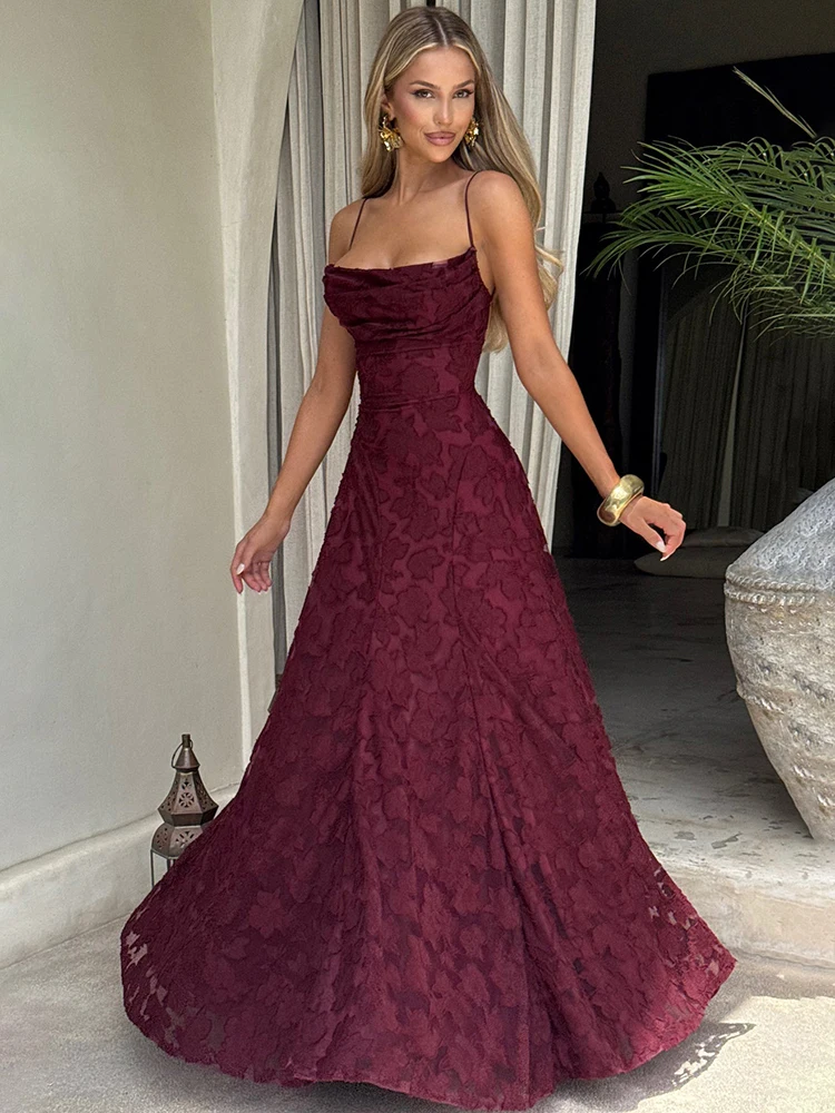 Mozision Spaghetti Strap Backless Sexy Maxi Dress Women Gown Fashion Off-shoulder Sleeveless Lace-up Evening Club Party Dress
Mozision Spaghetti Strap Backless Sexy Maxi Dress Women Gown Fashion Off-shoulder Sleeveless Lace-up Evening Club Party Dress