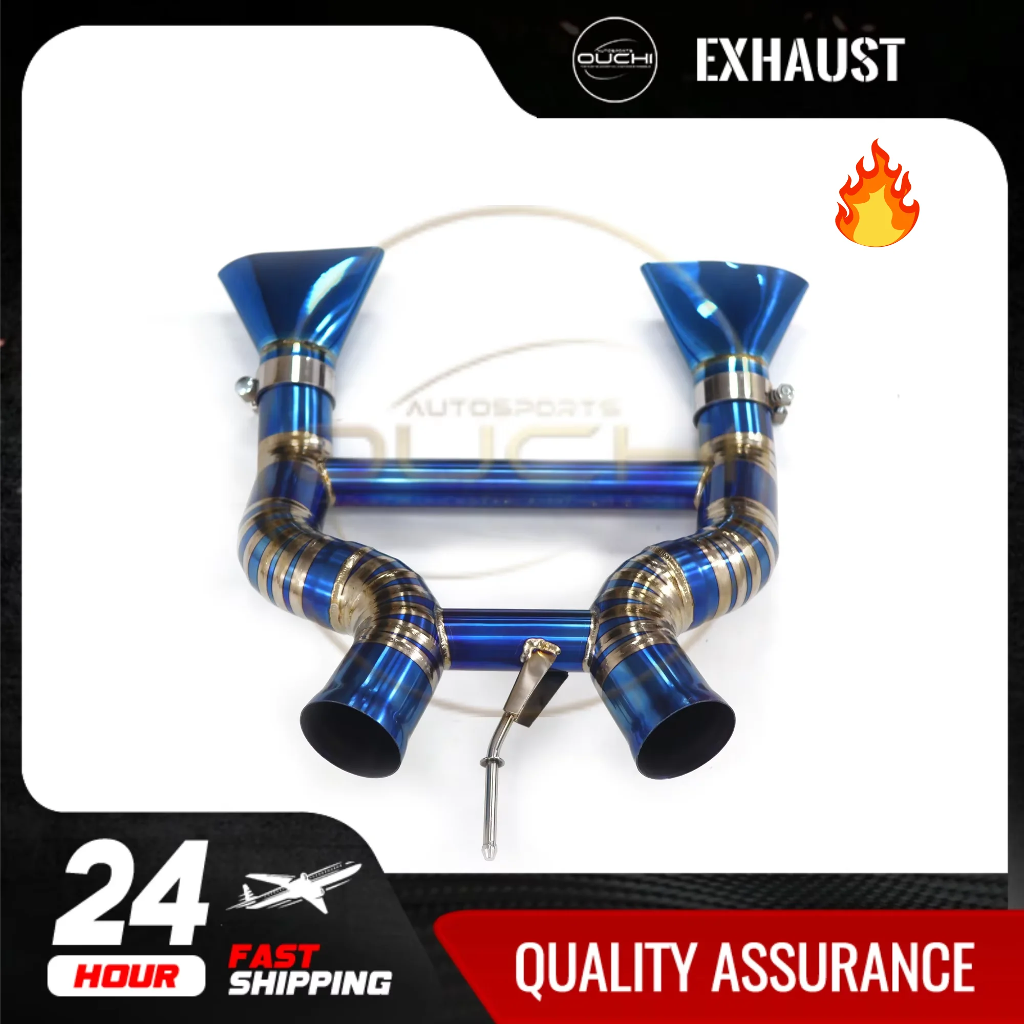 OUCHI Titanium Exhaust System Performance Catback for Mclaren 650S 3.8T With Tips Without Valve
OUCHI Titanium Exhaust System Performance Catback for Mclaren 650S 3.8T With Tips Without Valve